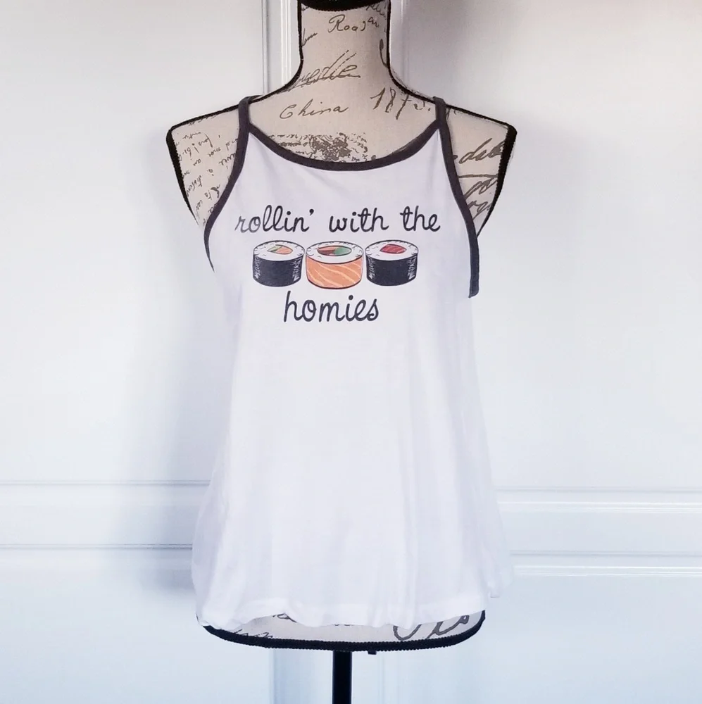 2KUHL GRAPHIC SUSHI TANK TOP - Picture 1 of 5